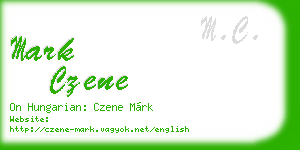 mark czene business card